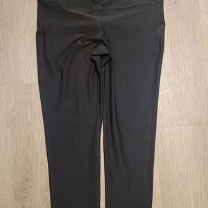 Active8 Women's Black Workout Leggings Sz L; Polyester Spandex